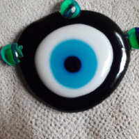 An artistic Evil Eye Bead design
